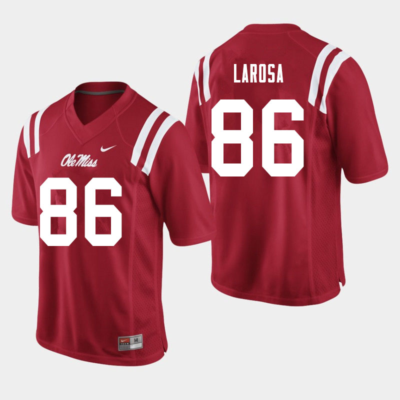 Jay LaRosa Ole Miss Rebels NCAA Men's Red #86 Stitched Limited College Football Jersey CNU8058JY